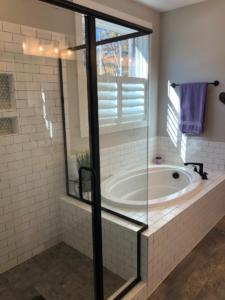 master shower tub